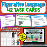 Figurative Language Task Cards in Print and Digital with T