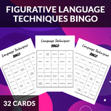 Figurative Language Techniques Bingo