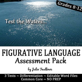 Figurative Language Practice and Assessment, Worksheets an