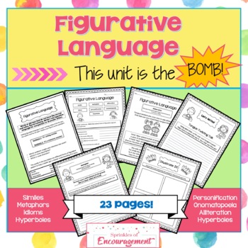 Preview of Figurative Language Unit