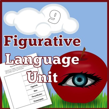 Preview of Figurative Language Unit: Foldable, Worksheets, and Lesson Materials