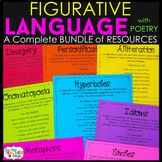 Figurative Language with Poetry | Worksheets, Task Cards, & Practice
