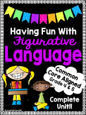 Figurative Language Unit-Worksheets,Activities,Assessments