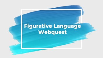 Preview of Figurative Language Webquest