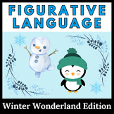 Figurative Language Worksheet Activity: Winter Wonderland Edition