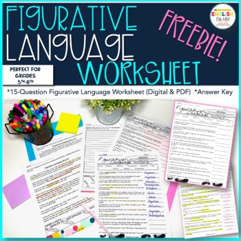 Preview of Figurative Language Worksheet {FREE}