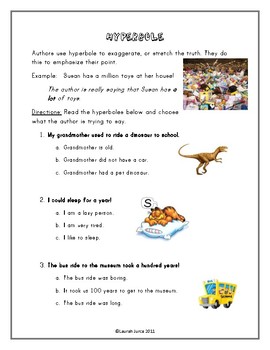 figurative language worksheets by tools for teachers by