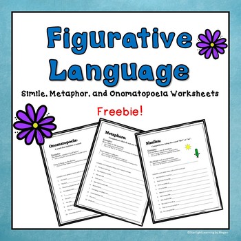 Preview of Figurative Language Worksheets