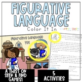 Figurative Language Worksheets - Color It In