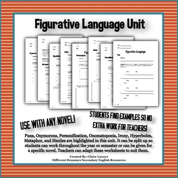 Figurative Language Worksheets and Activities | TpT