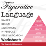 Figurative Language Worksheets for Google Classroom (Dista