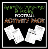 Figurative Language and Poetry Activity Packet - Football 