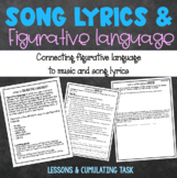Figurative Language Song Lyrics & Worksheets | Teachers Pay Teachers