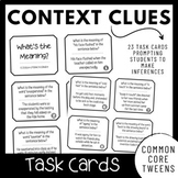 Context Clues Task Cards (Figurative Language and Unknown Words)