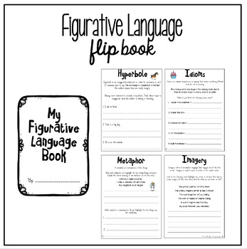 Preview of Figurative Language flip book