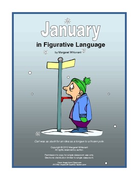 Preview of Figurative Language for January:  Simile, Metaphor, Personification, Hyperbole