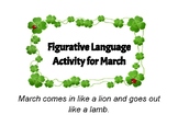 Figurative Language for March: Like a Lion or Lamb