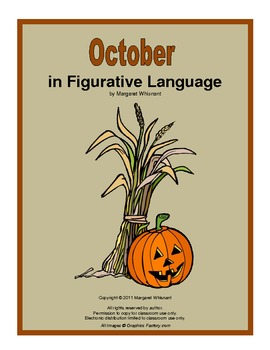 Preview of Figurative Language for October:  Simile, Metaphor, Hyperbole, Idiom. . .