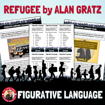 Preview of Figurative Language for the novel Refugee by Alan Gratz