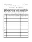 Figurative Language from The Little Prince Movie Worksheet