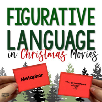 Preview of Figurative Language in Christmas Movies Game