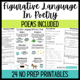 Figurative Language in Poetry - No Prep Poetry Activities 