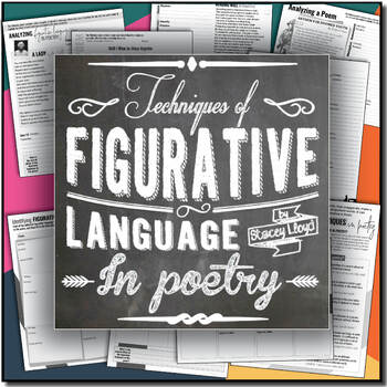 Preview of Figurative Language in Poetry {Worksheets}