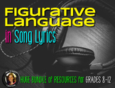 Figurative Language in Song Lyrics Growing BUNDLE