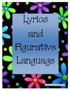 Preview of Figurative Language using Lyrics