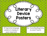10 Figurative Language Literary Devices Posters