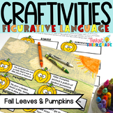Figurative Language Activities - Fall Autumn Craftivities 