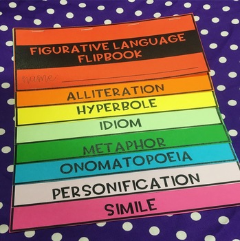 Preview of Figurative language flipbook (printer friendly)