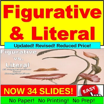 Preview of The Literal to Figurative: PowerPoint, Google Slides