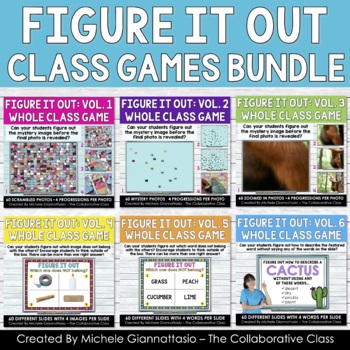 Preview of Figure It Out Class Games Bundle | Brain Breaks | Whole Class Digital Games