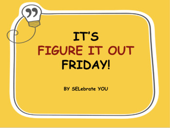 Preview of Figure It Out Friday