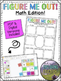 Figure Me Out - About Me Math! - Printable & Digital *Dist