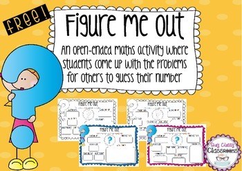 Preview of Figure Me Out Maths Printables - FREEBIE