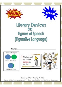 Preview of Figurative Language / Figures of Speech/ Literary Devices Booklet