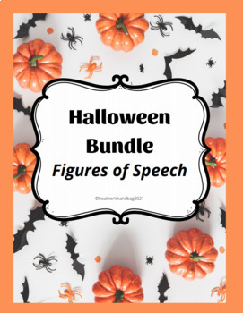 Preview of Figures of Speech Bundle | Halloween Themed