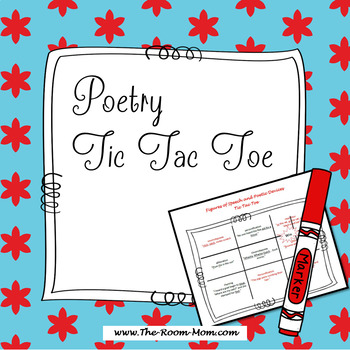 Preview of Poetry and Figures of Speech Freebie Game