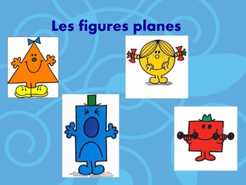 Preview of Figures planes leçons interactive