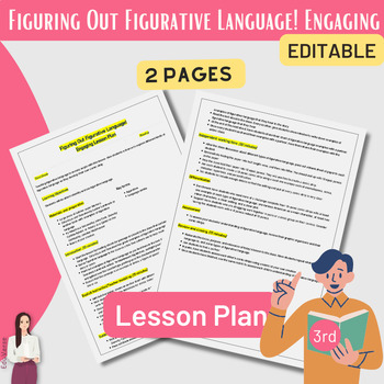 Preview of Figuring Out Figurative Language! Engaging Lesson Plan for Third Grade ⭐⭐⭐⭐⭐