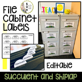 File Cabinet Labels