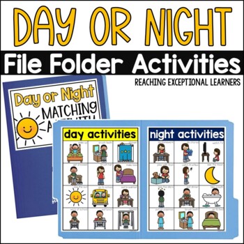 Preview of Day or Night File Folder Activity