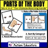 File Folder Activities For Special Education: PARTS OF THE BODY