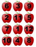 File Folder Game: Apple Number Matching