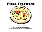 File Folder Game: Pizza Fractions (Equivalent Fractions Practice)