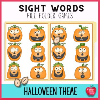 The Pumpkin Pat beginning sounds literacy Centers File Folder Games Kindergarten 