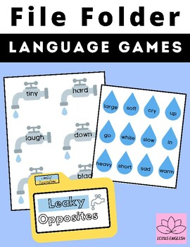 Words wit pictures language Centers File Folder Games Kindergarten Details about   Going Nuts 