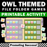 File Folder Games Special Education Activities Kindergarte